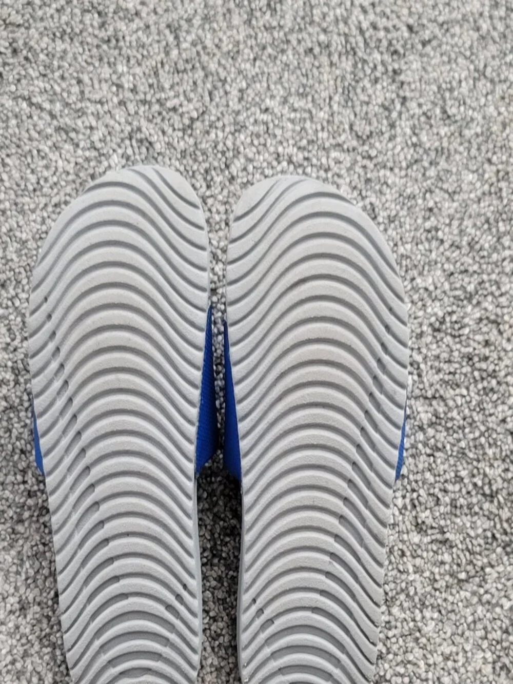 Kids Nike Blue Kawa Slides 13C